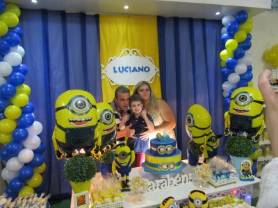 19.05.16 - Luciano - Minions Decoracao Buffet O magico de OZ 