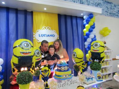 19.05.16 - Luciano - Minions Decoracao Buffet O magico de OZ 