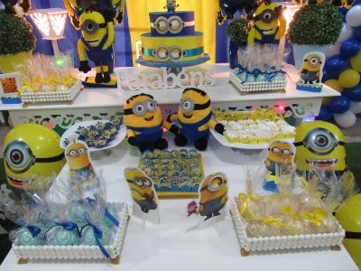 19.05.16 - Luciano - Minions Decoracao Buffet O magico de OZ 