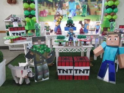 28.08.16 - Davi - Minecraft (big Festas Decoracoes) 